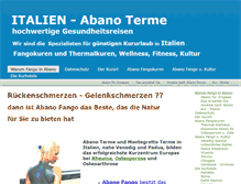 Tablet Screenshot of abano-info.de